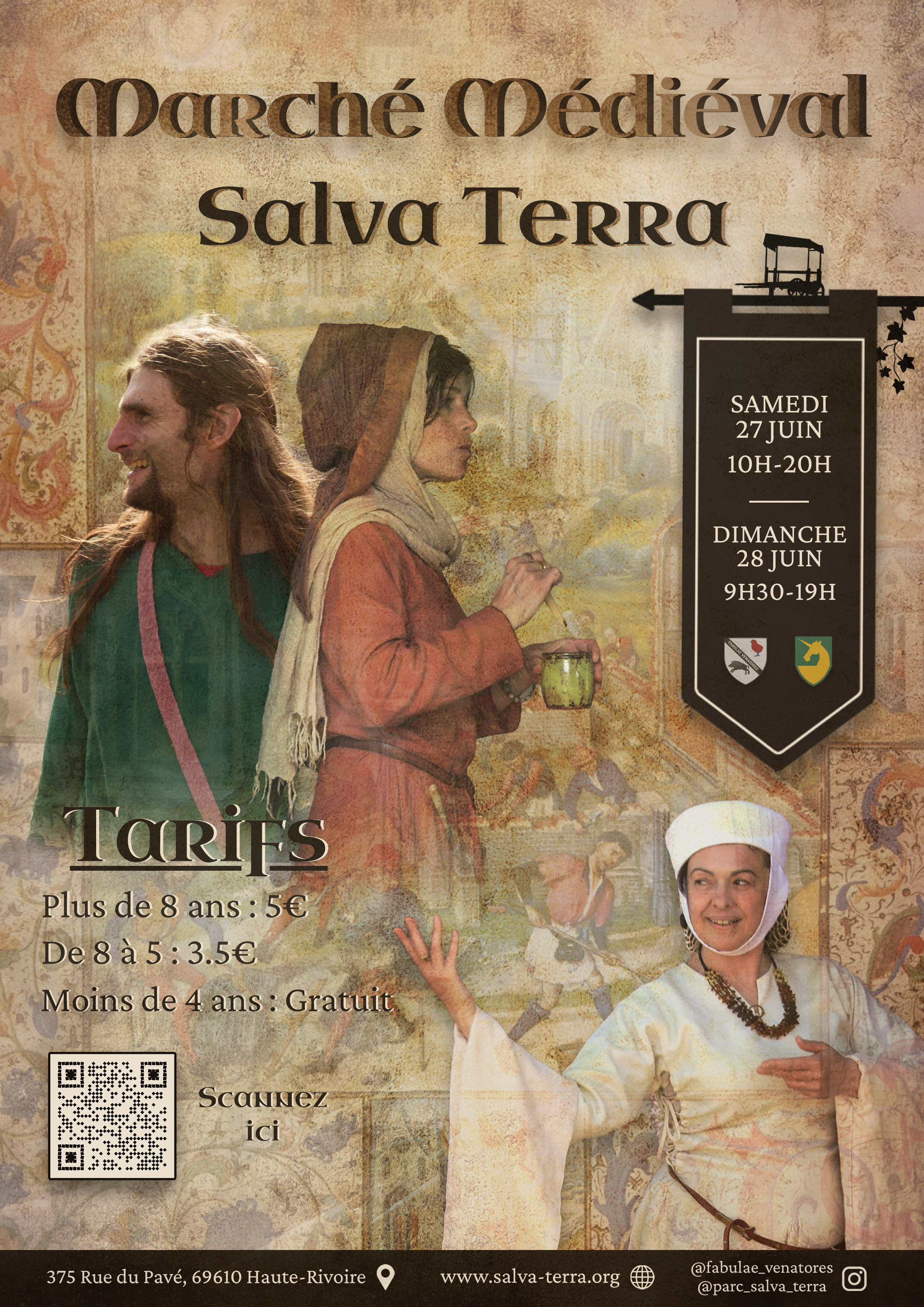 Affiche Marché Médiéval