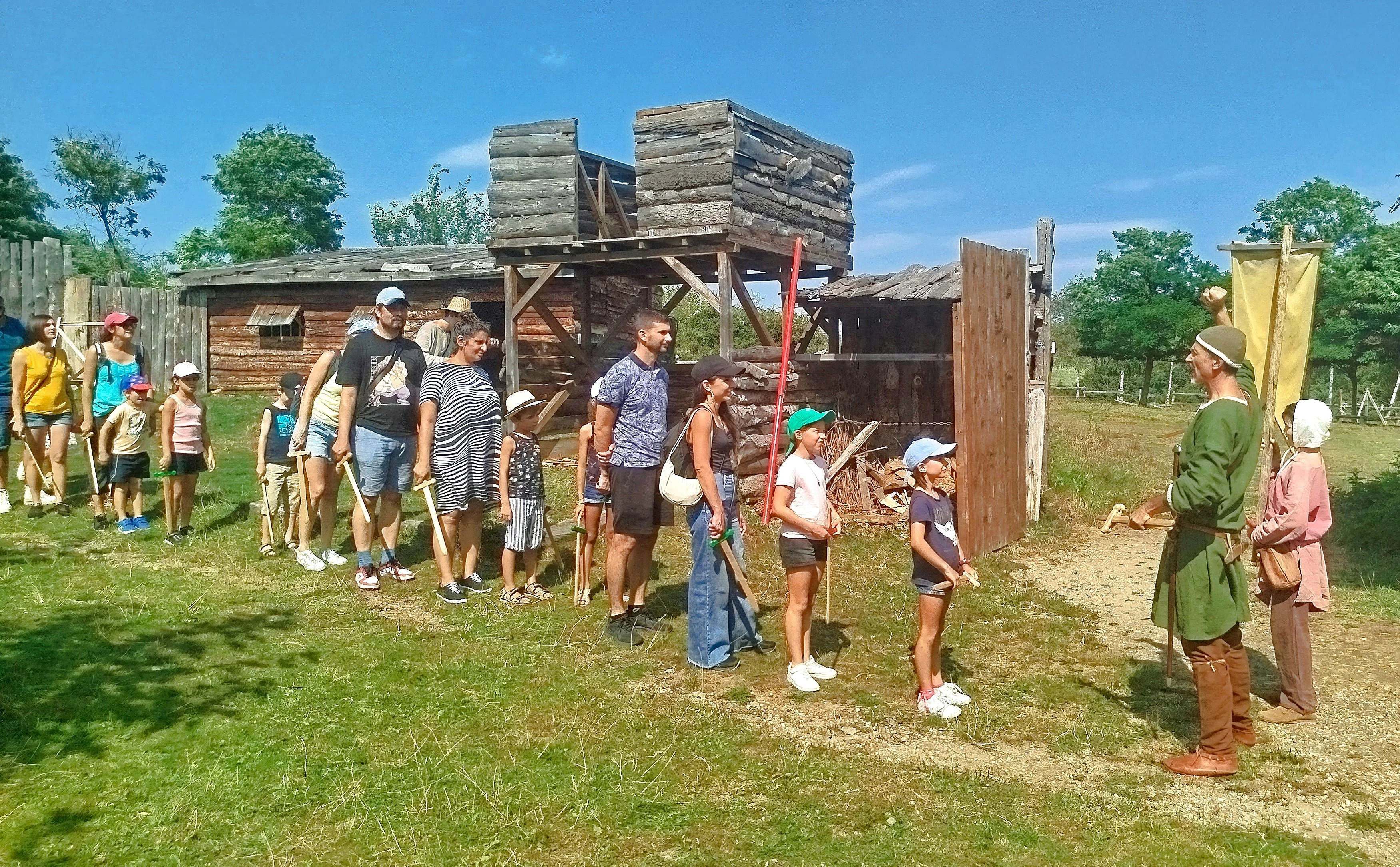 Accueil d'un groupe d'enfants
